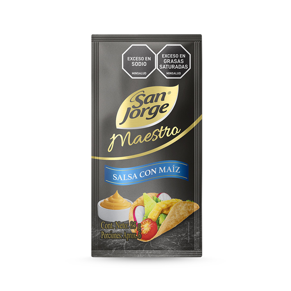 Salsa con Maíz San Jorge Maestro Sachet x 85gr