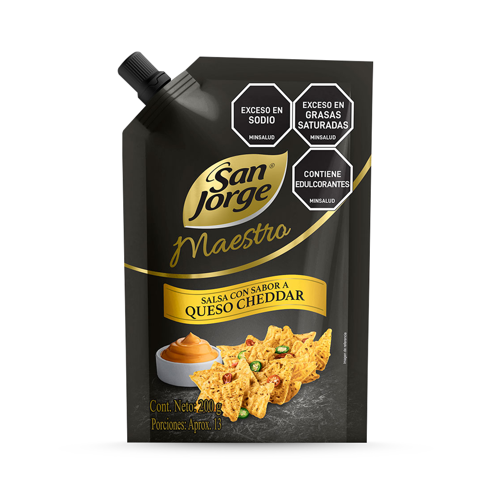 Salsa Queso Cheddar San Jorge Maestro x 200gr