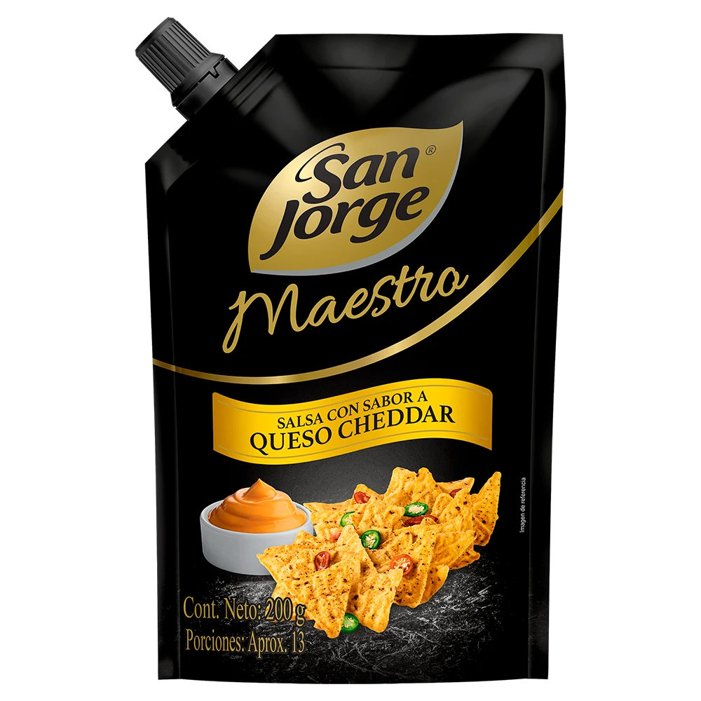 Salsa Queso Cheddar San Jorge Maestro x 200g