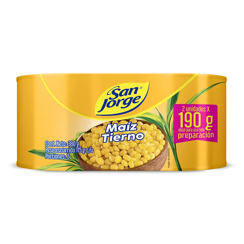 Maiz Tierno San Jorge® x2 de 190 g