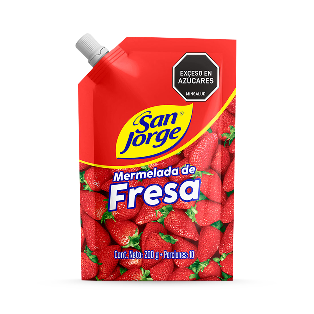 Mermelada San Jorge Fresa  Doypack x 200gr