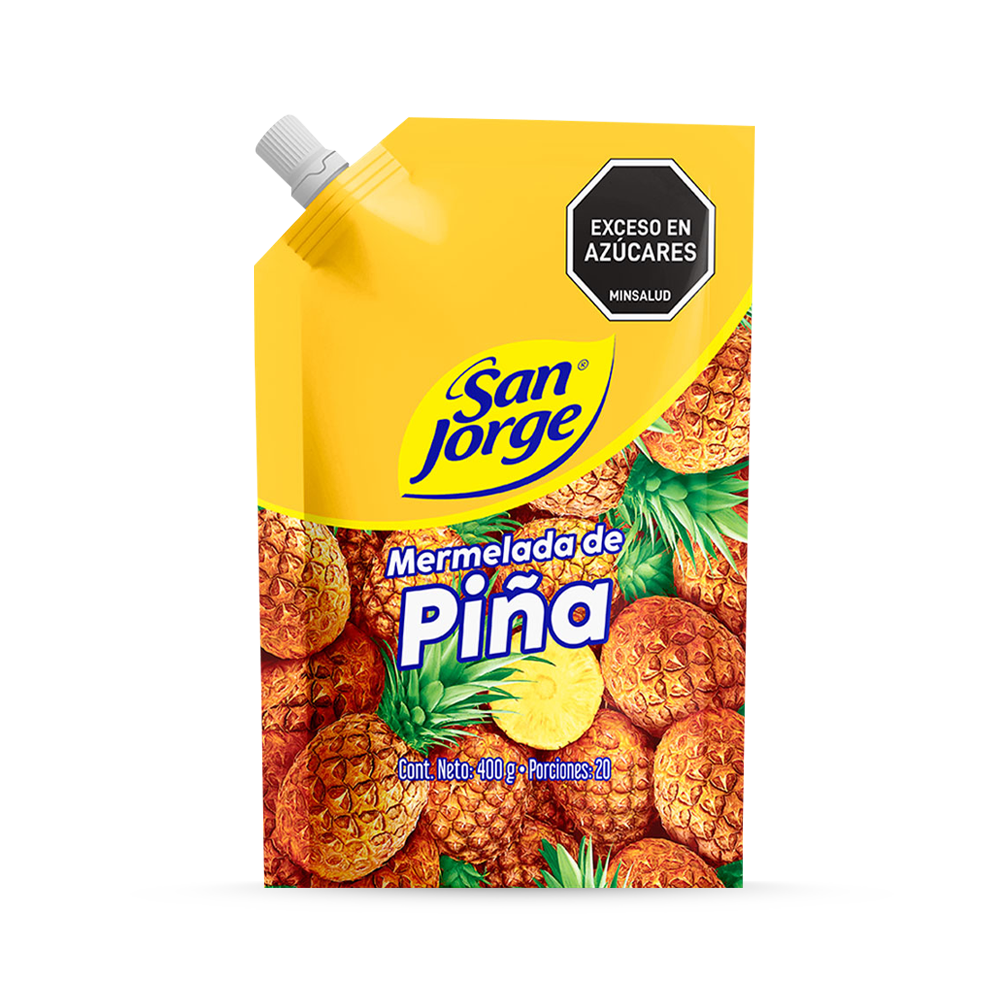 Mermelada San Jorge Piña  Doypack x 400gr