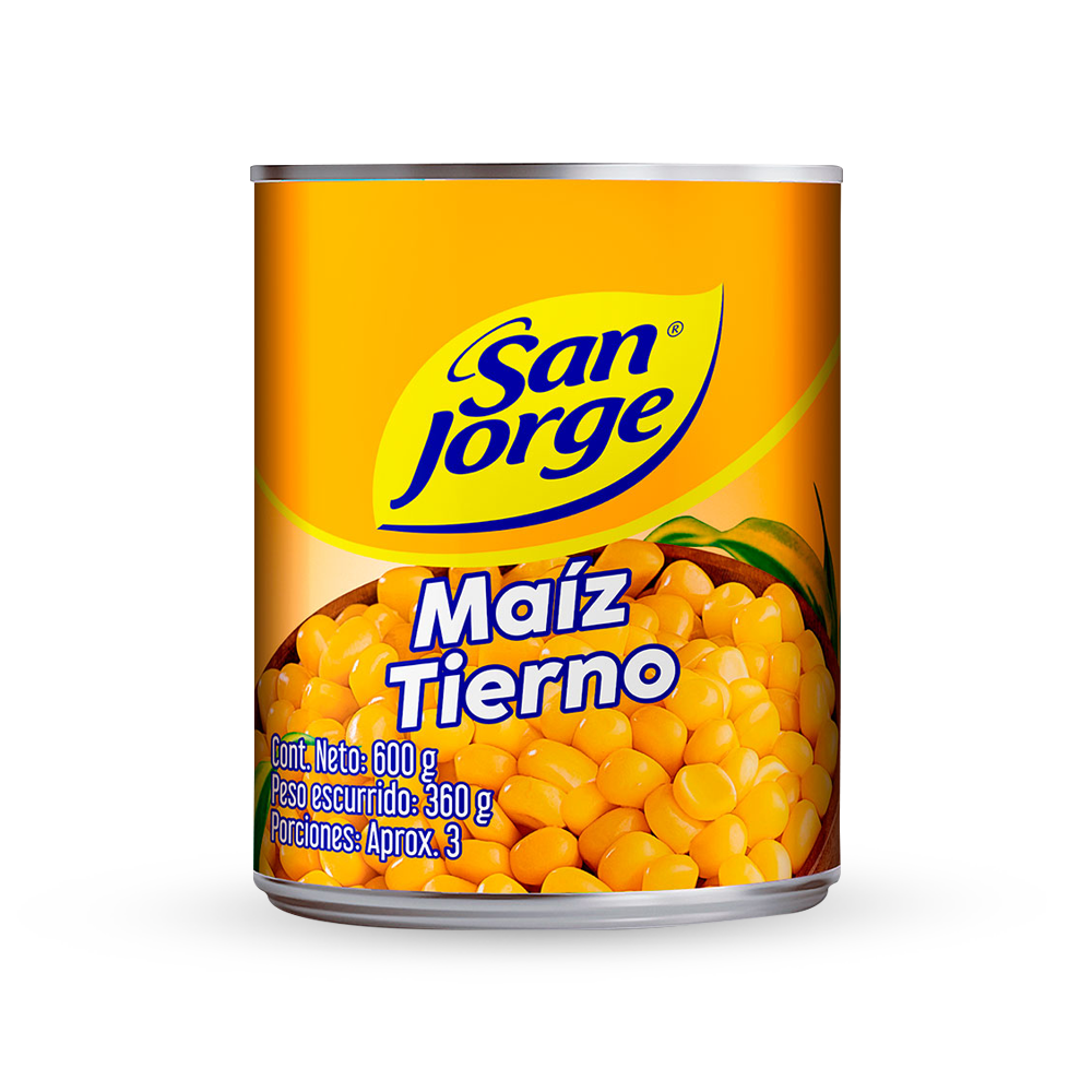 Maiz TiernoSan Jorge  Lata x 600gr