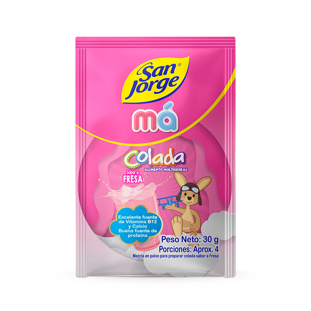 Colada Fresa San Jorg Má x 30gr Sachet