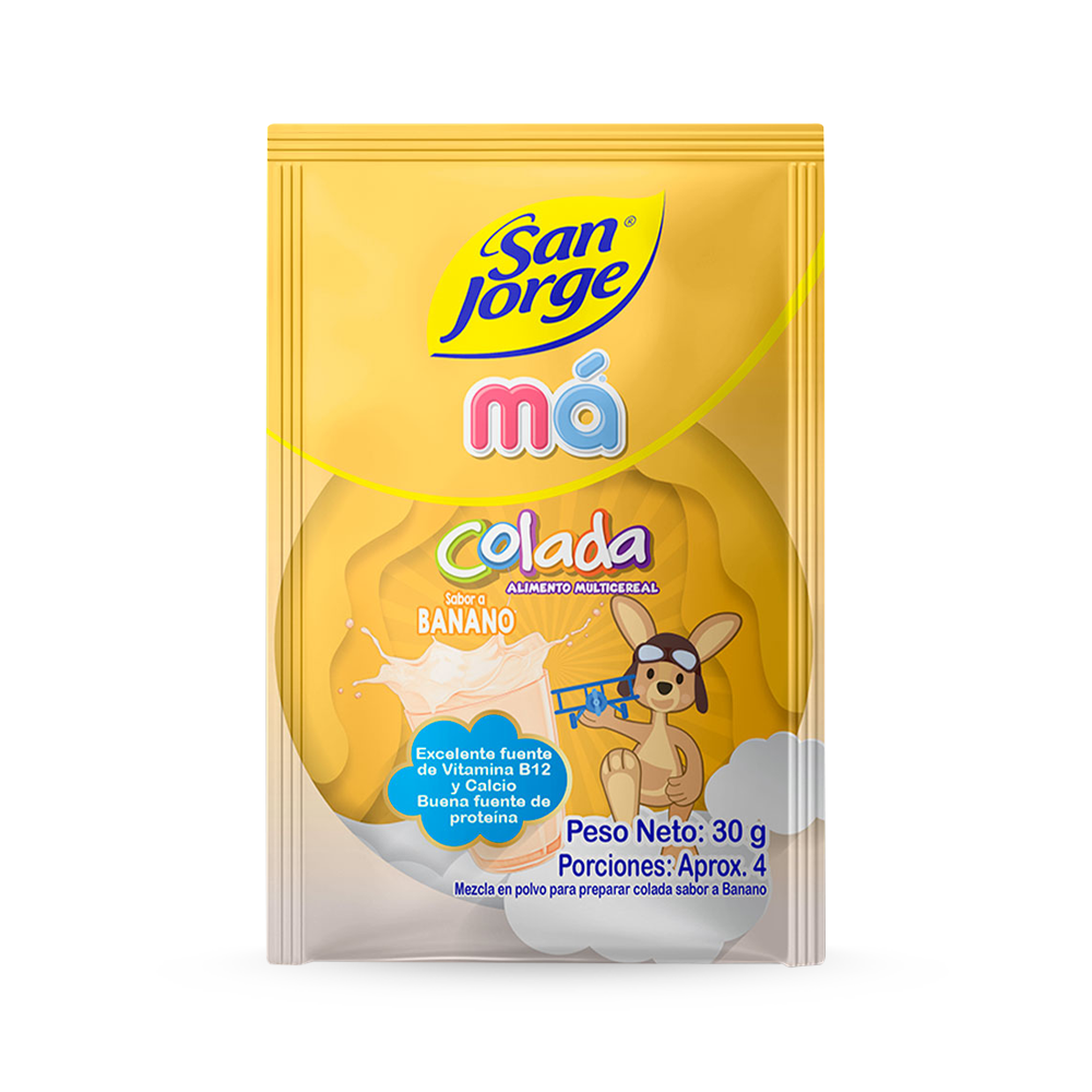 Colada Banano San Jorge Má x 30gr Sachet