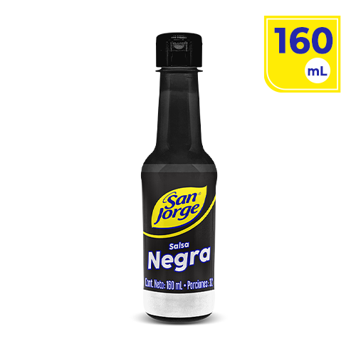 Salsa Negra San Jorge x 160 Cm3