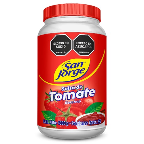 Salsa Tomate San Jorge Plastico x 4,3 Kg