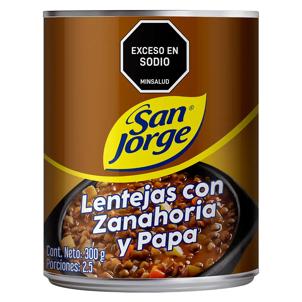 Lentejas con Zanahoria y Papa San Jorge Lata x 300g