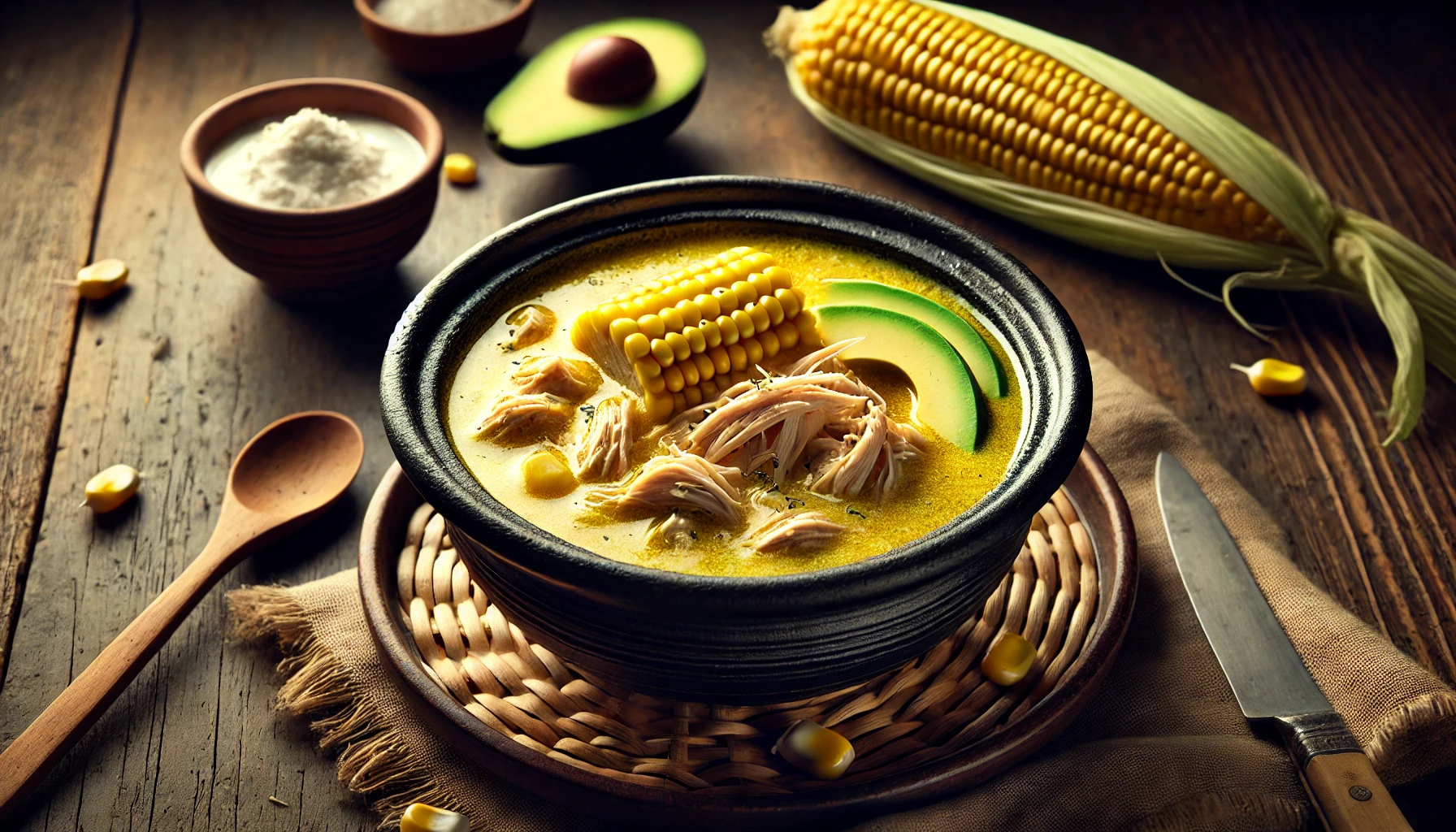 Ajiaco Santafereño con Sabor San Jorge