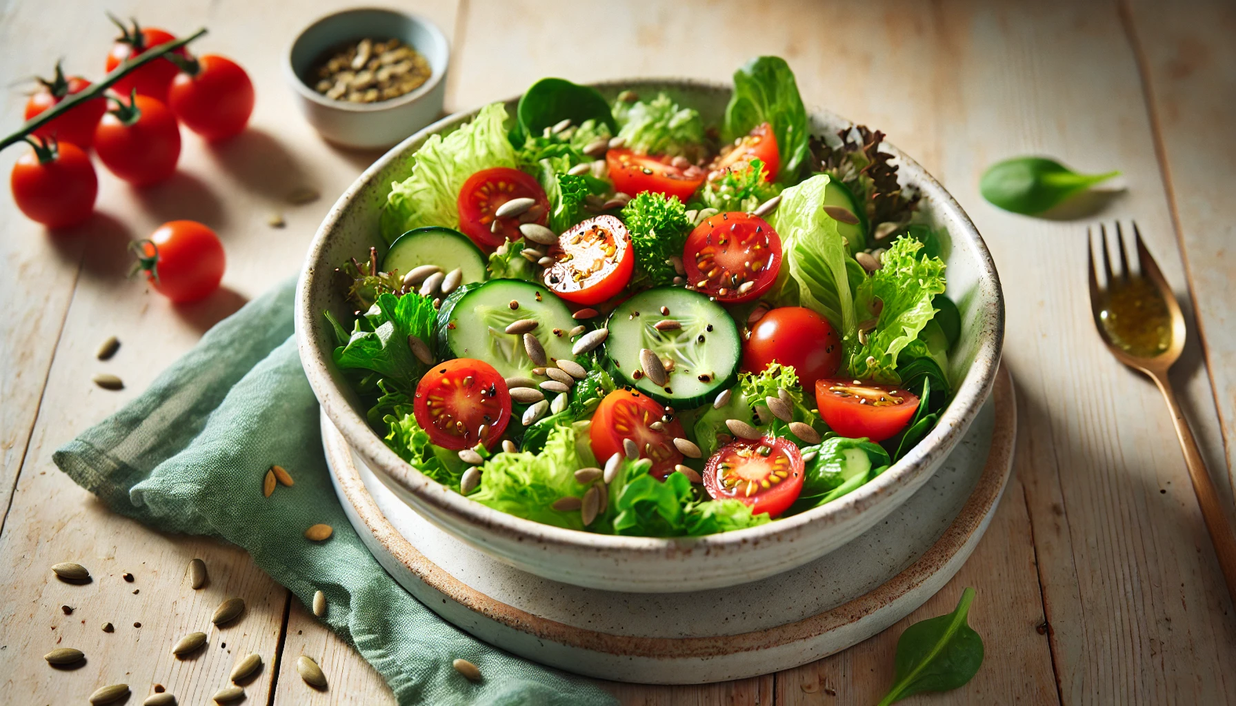 Ensalada Verde con Vinagreta de Aguacate, y Cilantro San Jorge