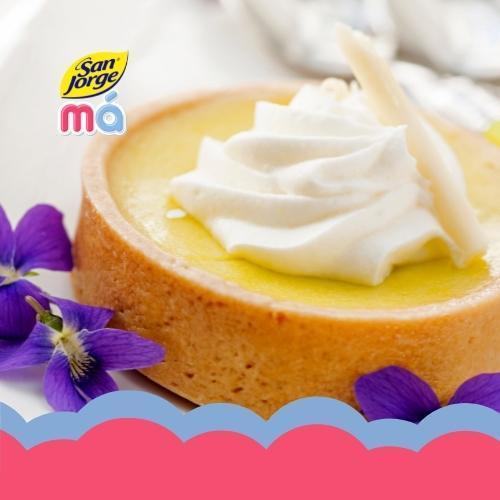 Flan de limón