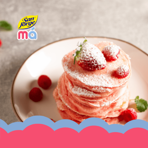 Pancakes de fresa