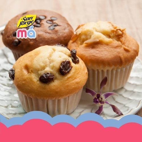 Muffins de banano y avena