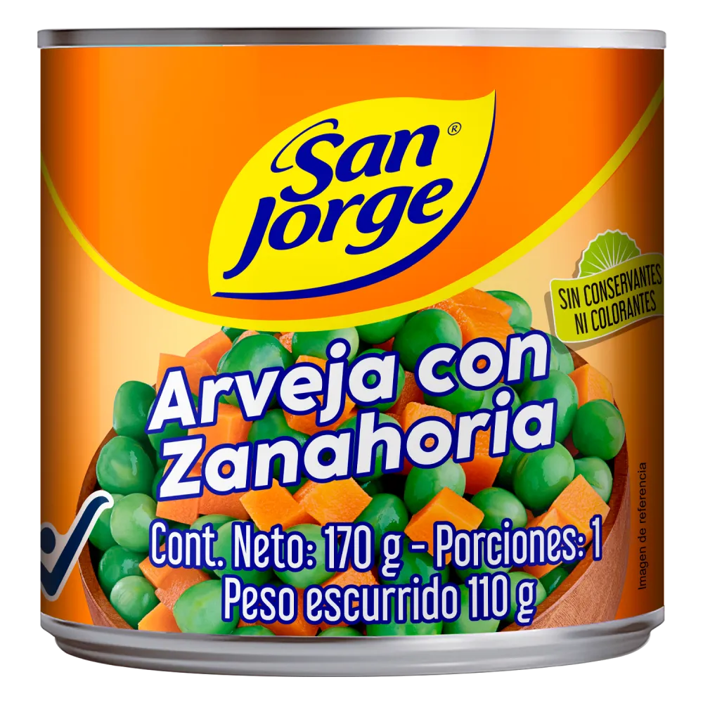 ARVEJA ZANAHORIA S/J x 170 g