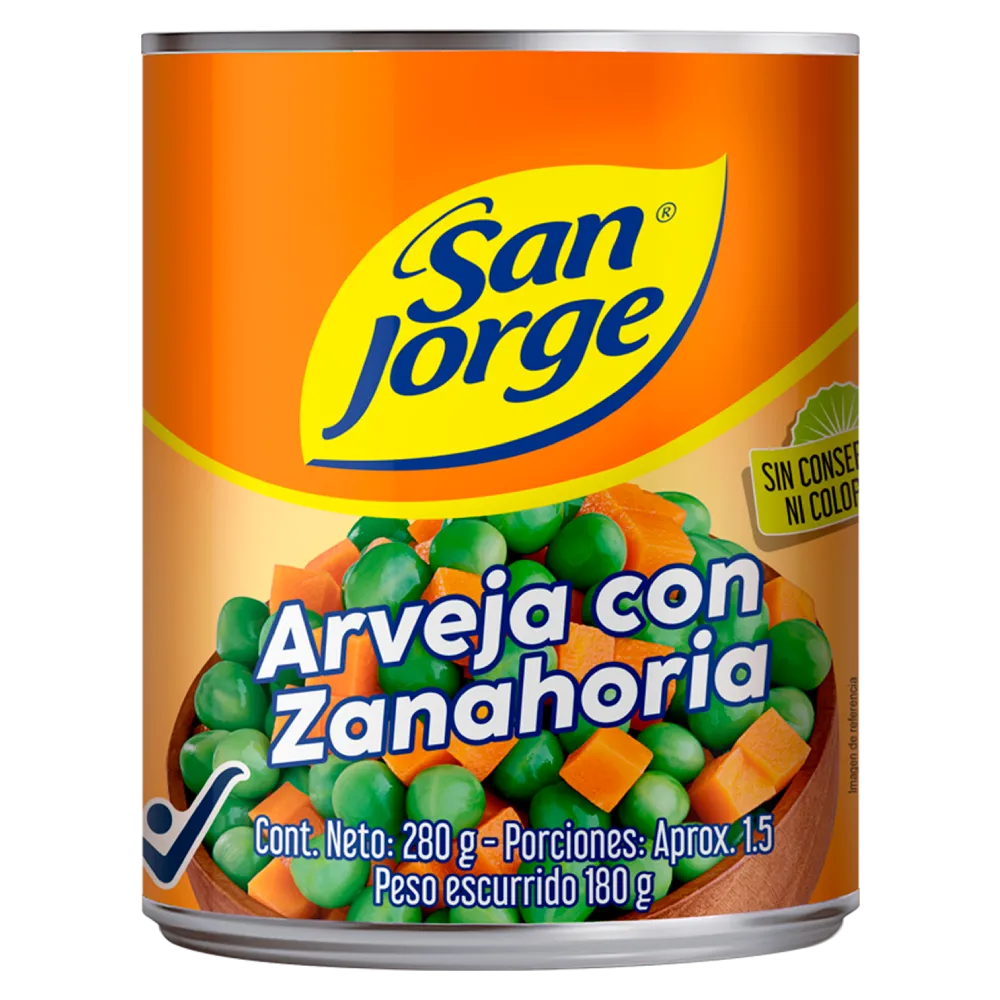 ARVEJA ZANAHORIA S/J x 280 g