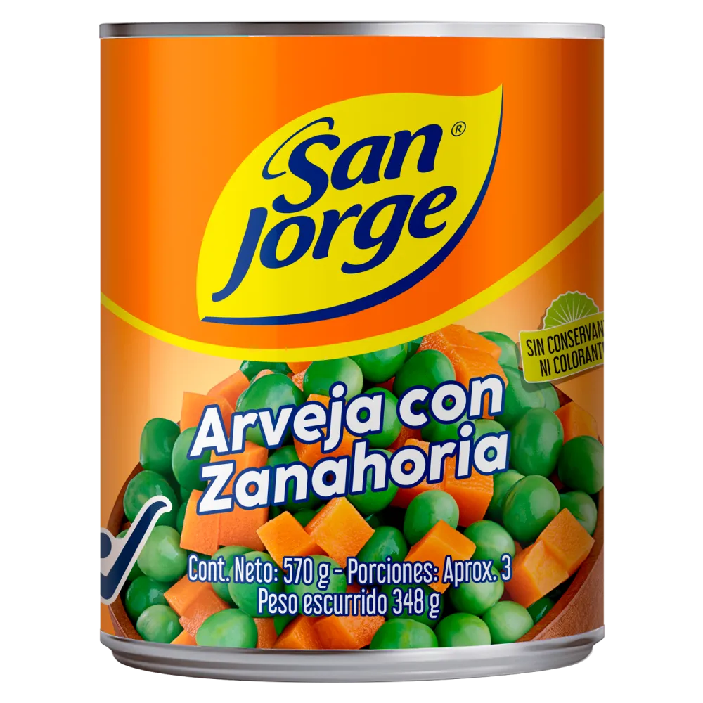 ARVEJA ZANAHORIA S/J x 570 g