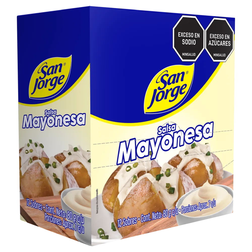 SALSA MAYONESA SJ 6X12X80 g