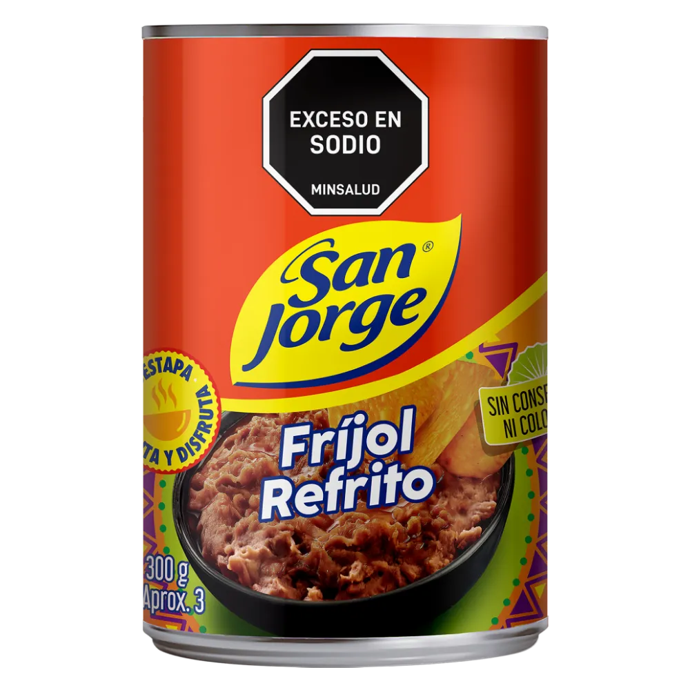 FRIJOL REFRITO S/J x 300g
