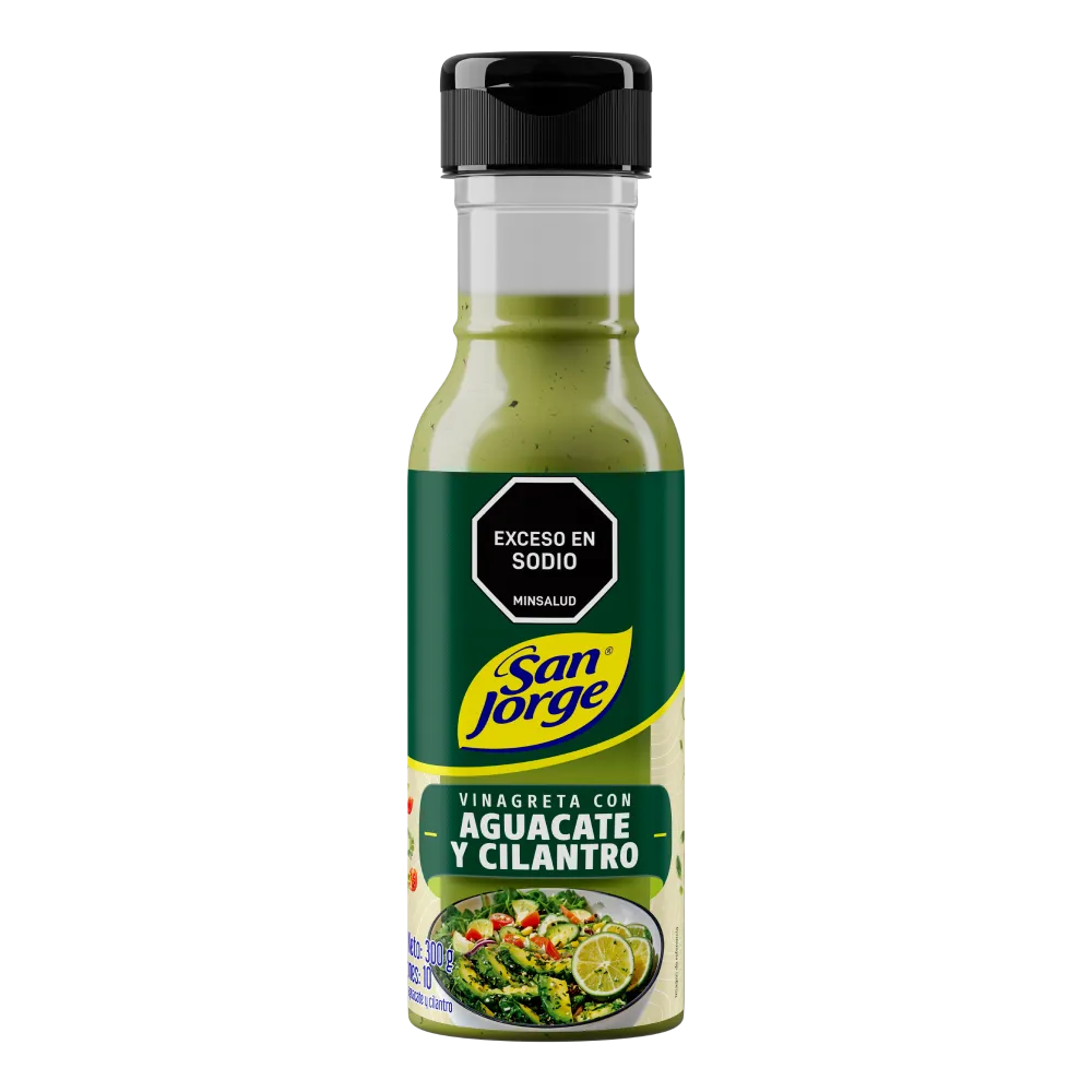 VINAGRETA AGUACATE CILANTRO S/J PETx300g
